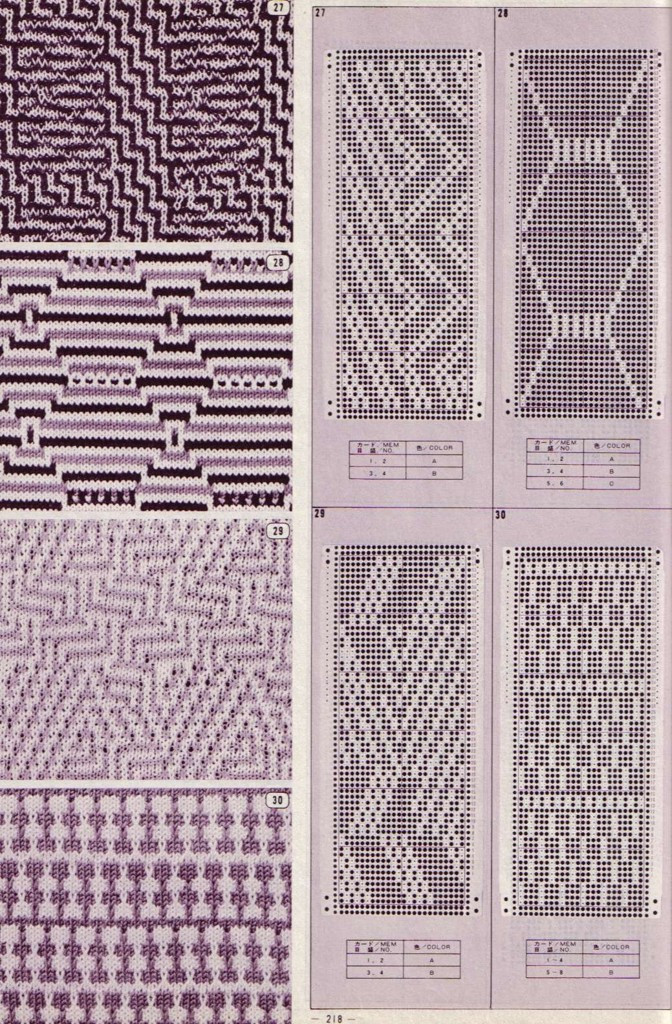 Pattern---棒針編織圖解全集（4） - 紫蘇 - 紫蘇的博客