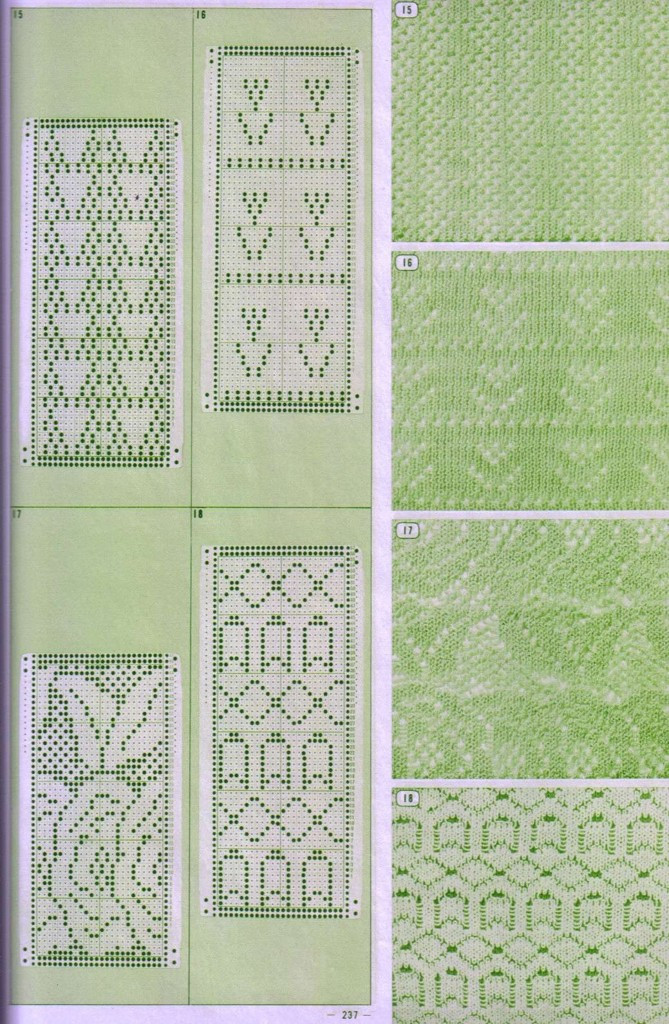 Pattern---棒針編織圖解全集（4） - 紫蘇 - 紫蘇的博客