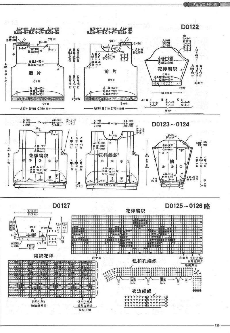 （6-12歲）學生毛衣1000例 （2） - 紫蘇 - 紫蘇的博客