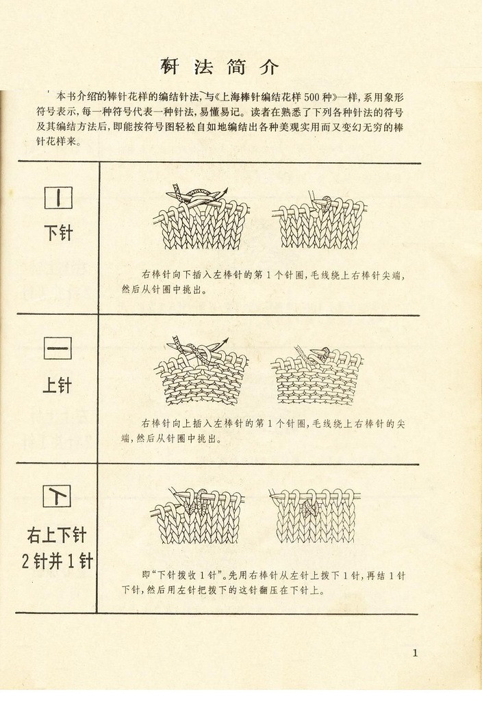 《上海棒針編結花樣500種》續編上海新棒針花樣530 - 壹一 - 壹一的博客