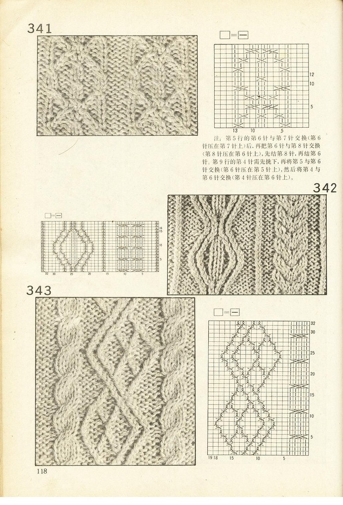 《上海棒針編結花樣500種》續編上海新棒針花樣530 - 壹一 - 壹一的博客