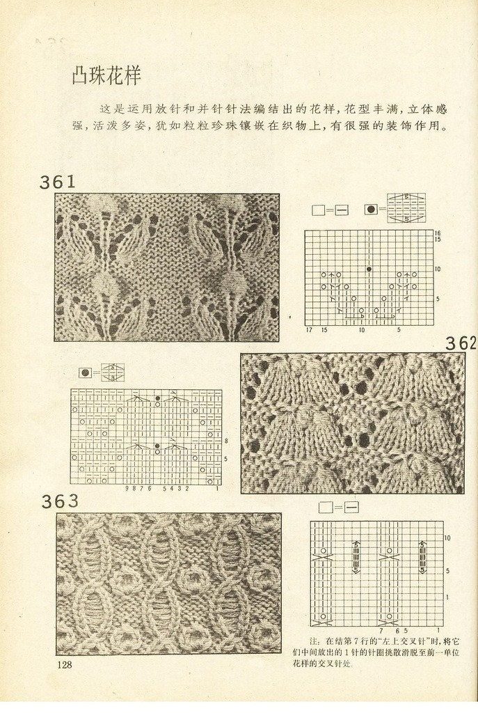 《上海棒針編結花樣500種》續編上海新棒針花樣530 - 壹一 - 壹一的博客