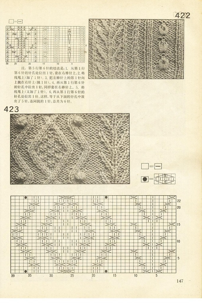 《上海棒針編結花樣500種》續編上海新棒針花樣530 - 壹一 - 壹一的博客