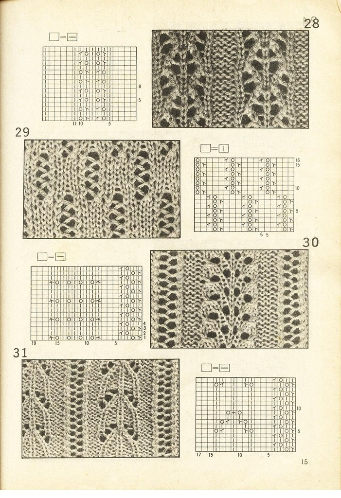 《上海棒針編結花樣500種》續編上海新棒針花樣530 - 壹一 - 壹一的博客