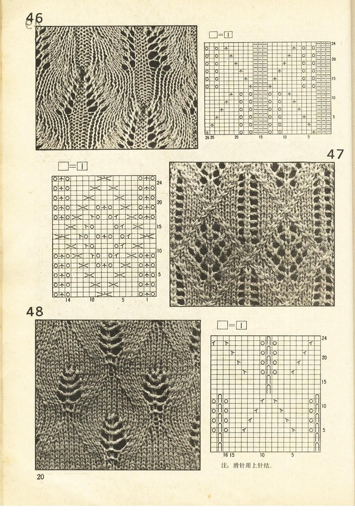 《上海棒針編結花樣500種》續編上海新棒針花樣530 - 壹一 - 壹一的博客