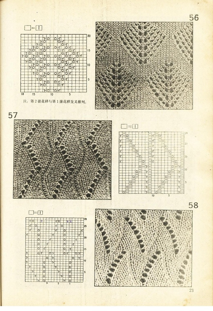 《上海棒針編結花樣500種》續編上海新棒針花樣530 - 壹一 - 壹一的博客