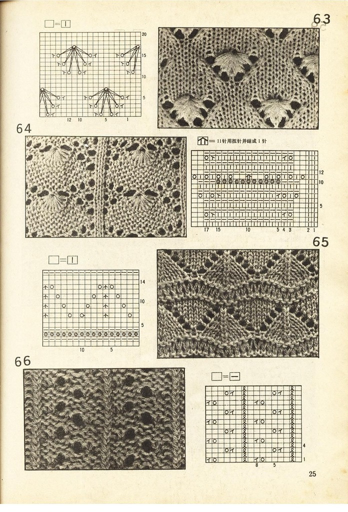 《上海棒針編結花樣500種》續編上海新棒針花樣530 - 壹一 - 壹一的博客