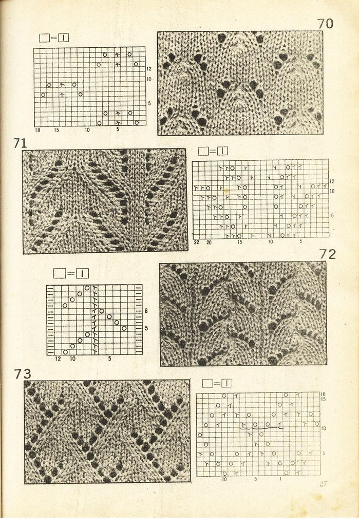 《上海棒針編結花樣500種》續編上海新棒針花樣530 - 壹一 - 壹一的博客
