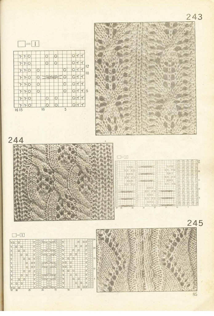《上海棒針編結花樣500種》續編上海新棒針花樣530 - 壹一 - 壹一的博客