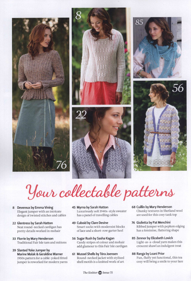 The Knitter №75 2014 - 紫蘇 - 紫蘇的博客