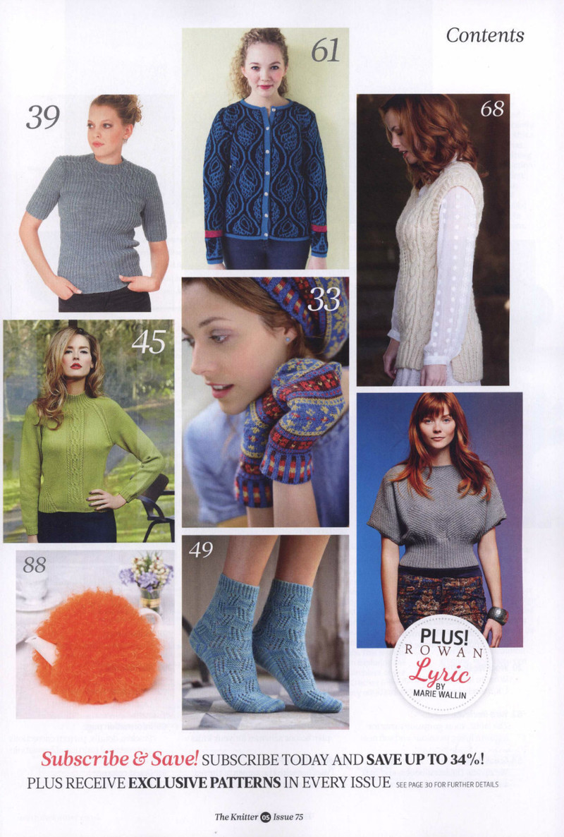 The Knitter №75 2014 - 紫蘇 - 紫蘇的博客