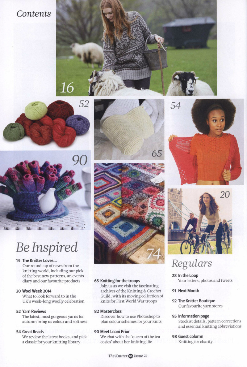 The Knitter №75 2014 - 紫蘇 - 紫蘇的博客