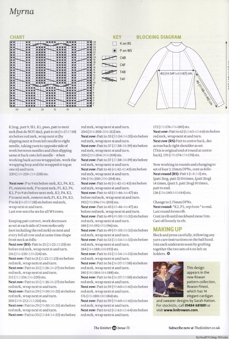 The Knitter №75 2014 - 紫蘇 - 紫蘇的博客