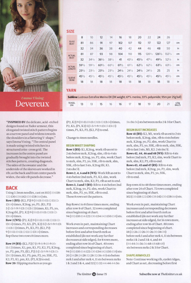 The Knitter №75 2014 - 紫蘇 - 紫蘇的博客