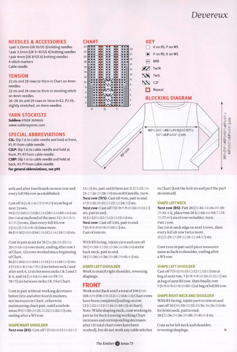 The Knitter №75 2014 - 紫蘇 - 紫蘇的博客
