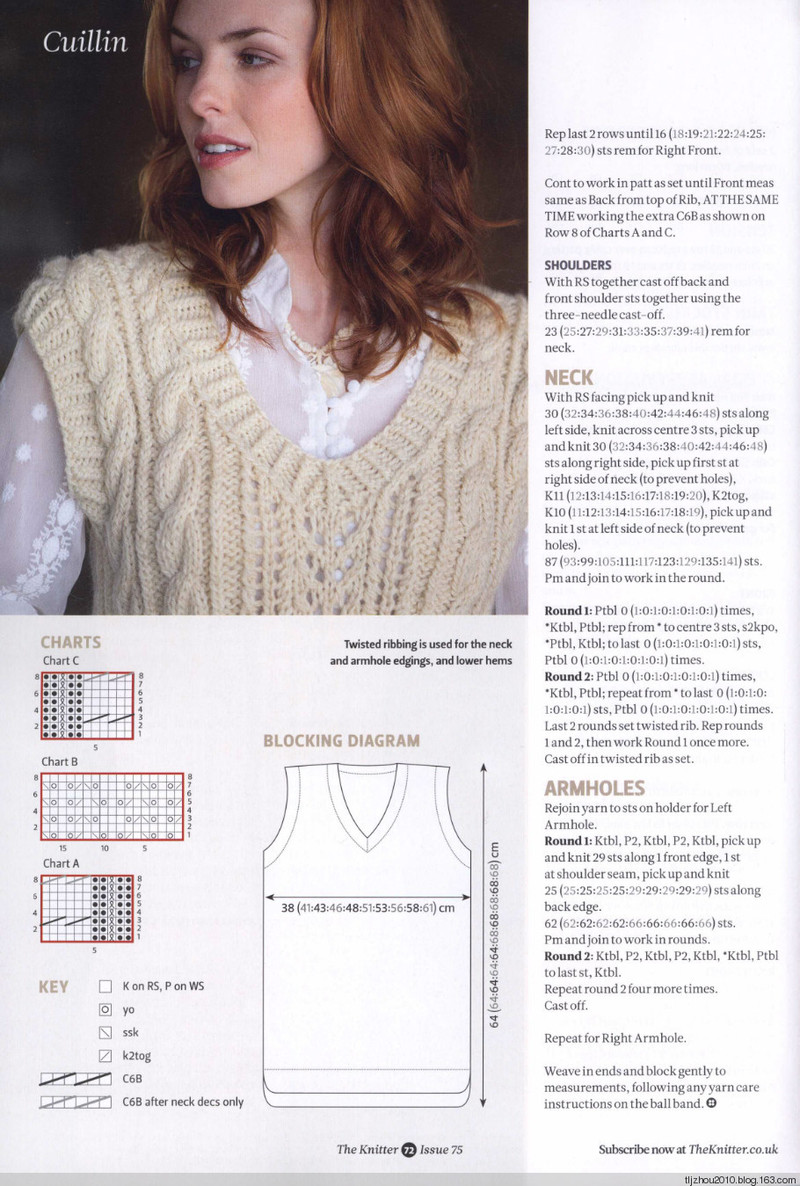The Knitter №75 2014 - 紫蘇 - 紫蘇的博客