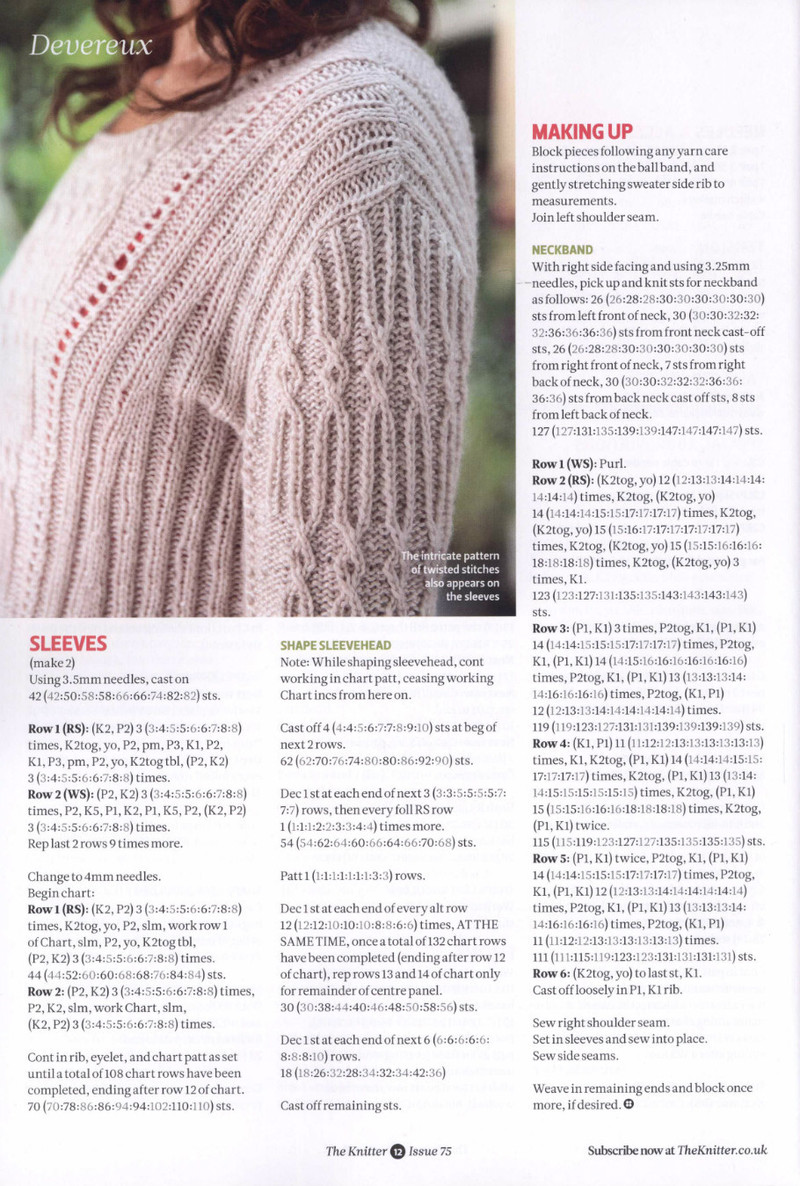 The Knitter №75 2014 - 紫蘇 - 紫蘇的博客