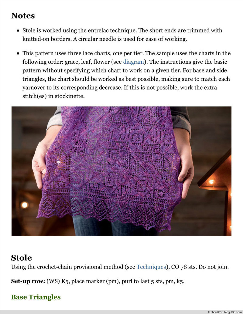 3 Skeins or Less - Fresh Knitted Accessories 節選披肩 - 紫蘇 - 紫蘇的博客