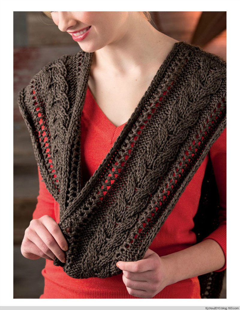 3 Skeins or Less - Fresh Knitted Accessories 節選披肩 - 紫蘇 - 紫蘇的博客