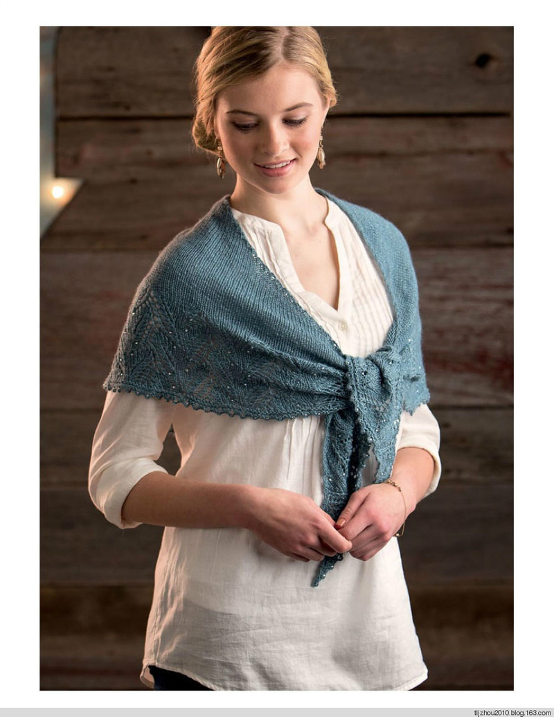 3 Skeins or Less - Fresh Knitted Accessories 節選披肩 - 紫蘇 - 紫蘇的博客