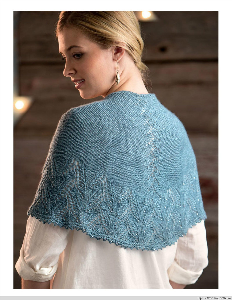 3 Skeins or Less - Fresh Knitted Accessories 節選披肩 - 紫蘇 - 紫蘇的博客