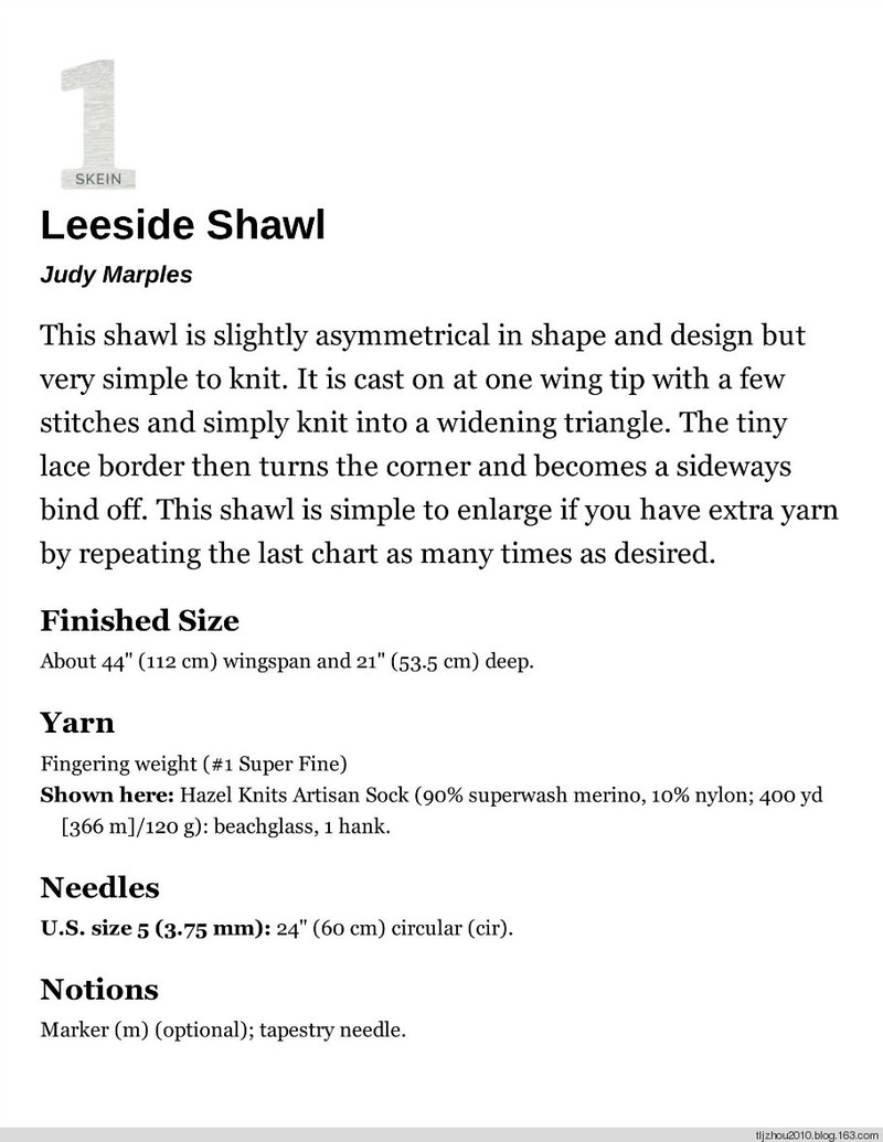 3 Skeins or Less - Fresh Knitted Accessories 節選披肩 - 紫蘇 - 紫蘇的博客