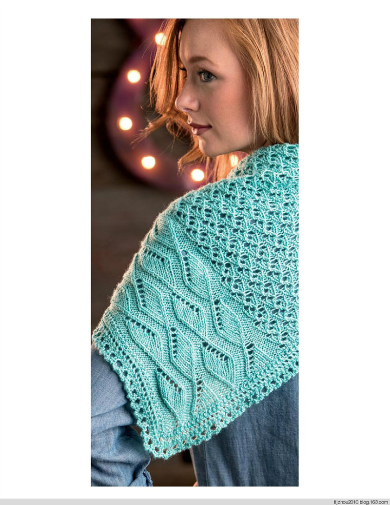 3 Skeins or Less - Fresh Knitted Accessories 節選披肩 - 紫蘇 - 紫蘇的博客