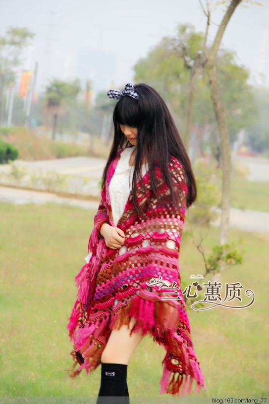 披肩，披肩，還是披肩~~七彩云的哦（蘭心蕙質2014） - 蘭心蕙質 - 蘭心蕙質藍云海