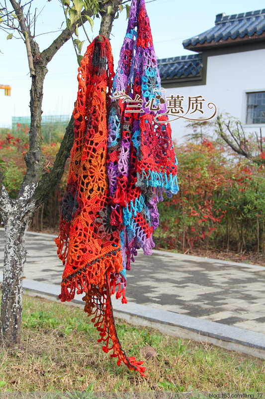 披肩，披肩，還是披肩~~七彩云的哦（蘭心蕙質2014） - 蘭心蕙質 - 蘭心蕙質藍云海