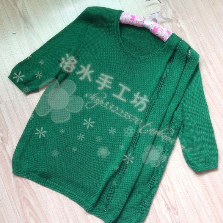 綠茵（中袖版已上,正身編織圖已上） - apple800527 - apple800527 的博客