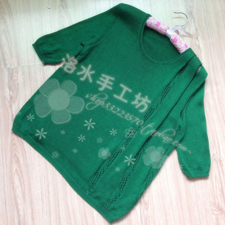 綠茵（中袖版已上,正身編織圖已上） - apple800527 - apple800527 的博客
