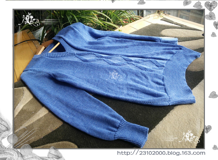 蔚藍(lán)--201607V領(lǐng)套衫 - 流云 - 流云的生活小站