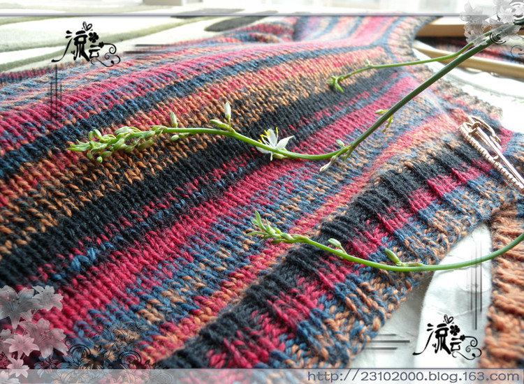 華彩－201508段染橫織衣 - 流云 - 流云的生活小站