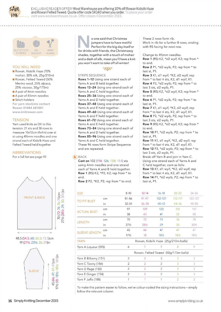 Simply Knitting Issue 12 2015 - 輕描淡寫 - 輕描淡寫