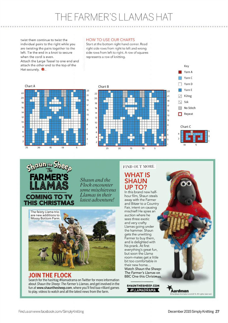 Simply Knitting Issue 12 2015 - 輕描淡寫 - 輕描淡寫