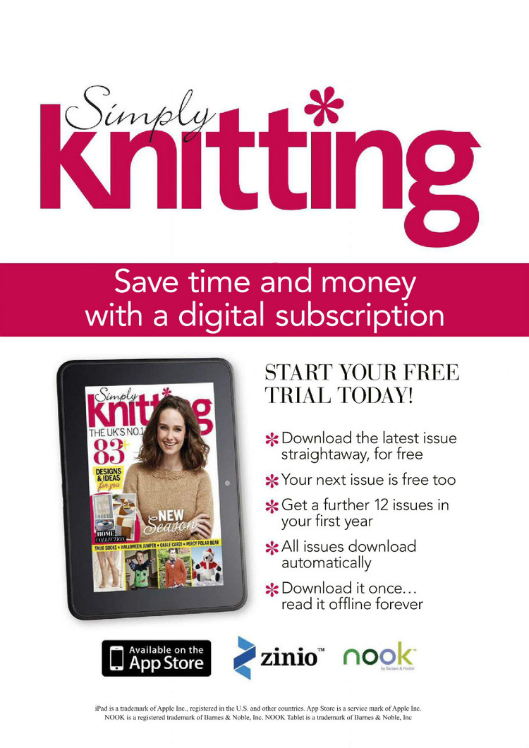 Simply Knitting Issue 12 2015 - 輕描淡寫 - 輕描淡寫