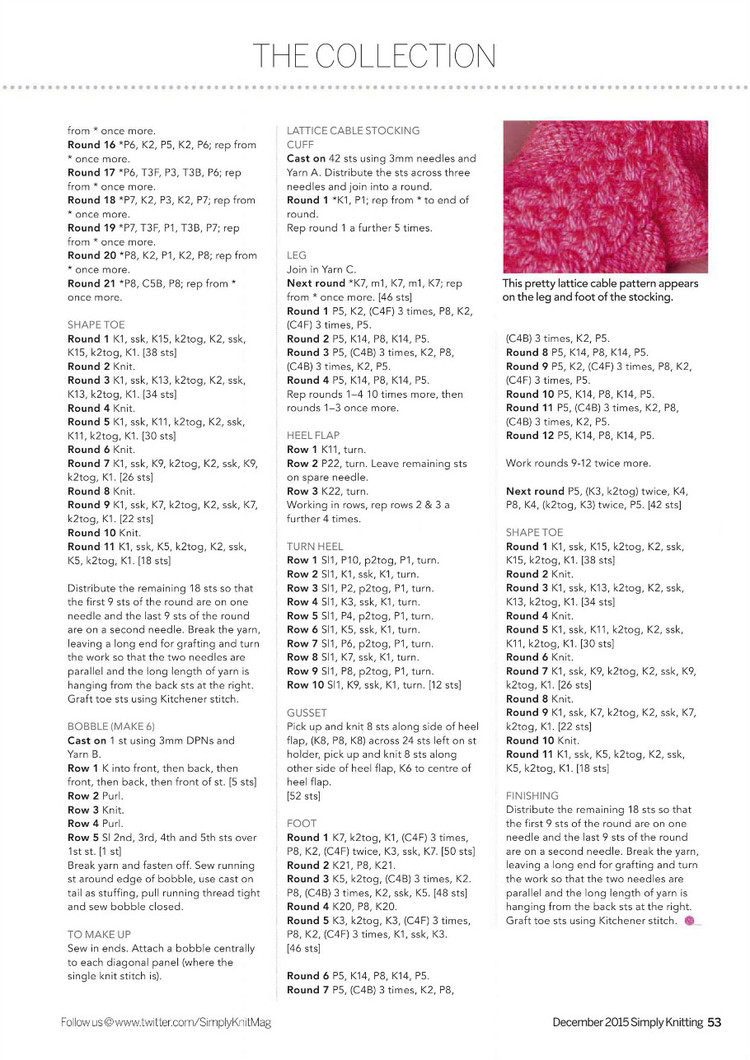 Simply Knitting Issue 12 2015 - 輕描淡寫 - 輕描淡寫