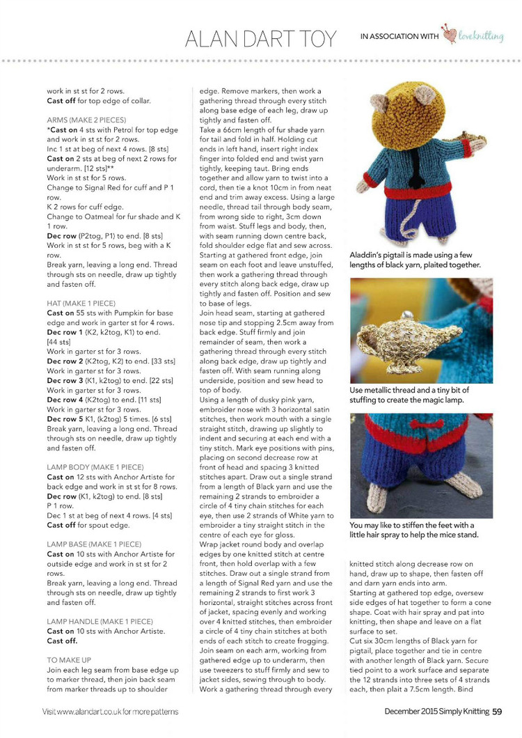 Simply Knitting Issue 12 2015 - 輕描淡寫 - 輕描淡寫
