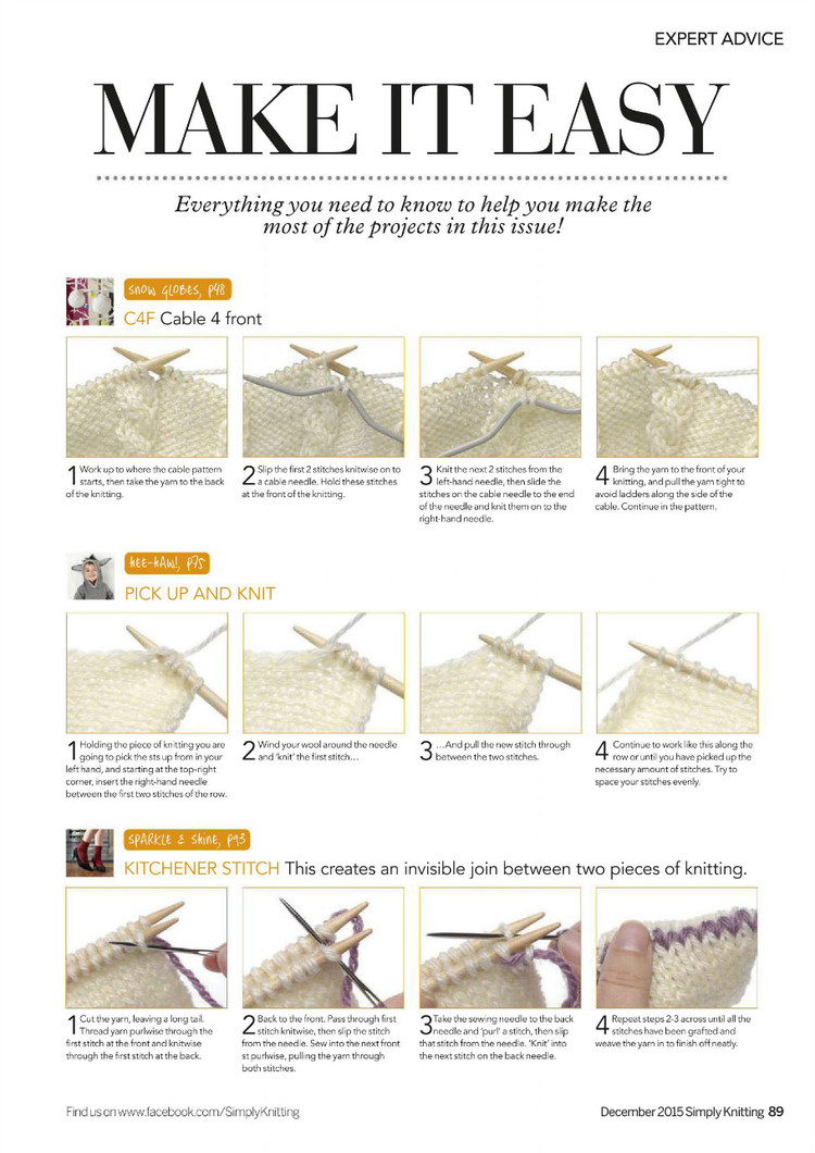 Simply Knitting Issue 12 2015 - 輕描淡寫 - 輕描淡寫