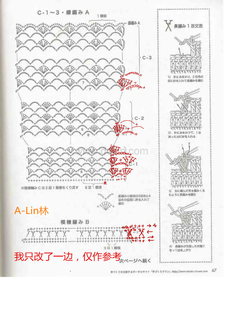 【A-Lin】瑟瑟--幸運星裙式上衣201509 - A-Lin林 - A-Lin的手工博客