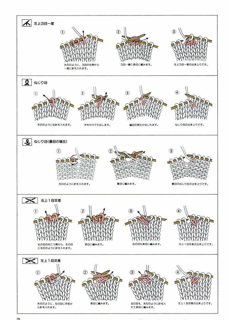 300 Knitting patterns book (鏤空花樣）三 - 非編魚 - 非編魚的博客