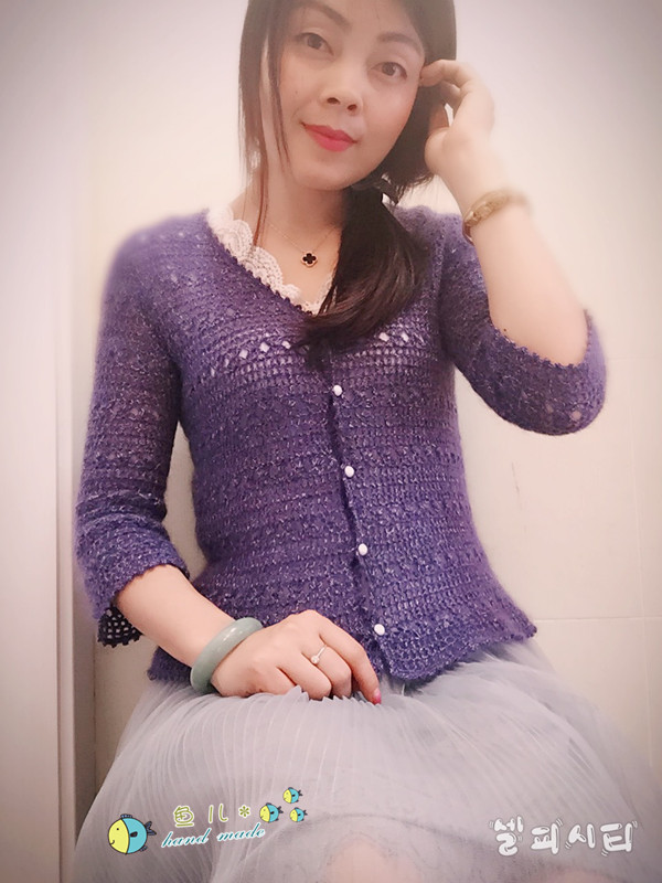 小橋~~~云馬加彩絲小開衫 - 魚兒 - 魚兒的小溪