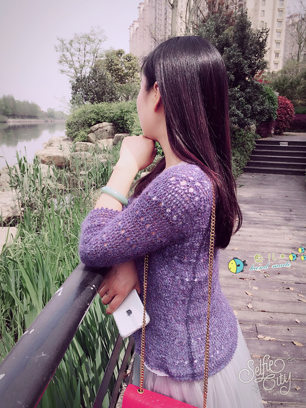 小橋~~~云馬加彩絲小開衫 - 魚兒 - 魚兒的小溪