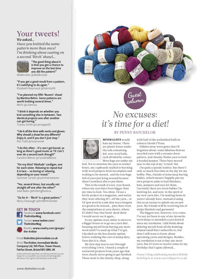 The Knitter Issue 82 2015 - 輕描淡寫 - 輕描淡寫