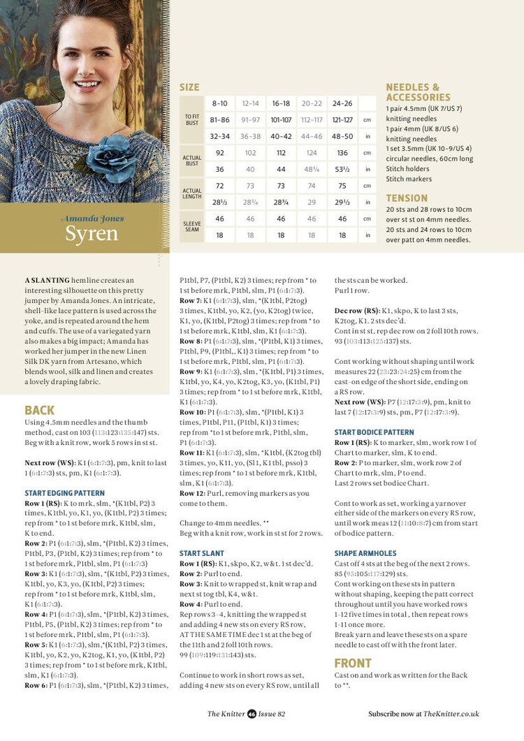 The Knitter Issue 82 2015 - 輕描淡寫 - 輕描淡寫