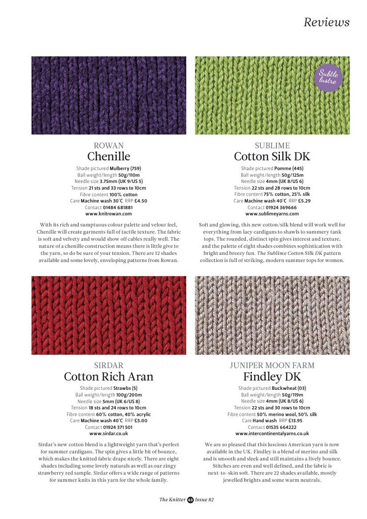 The Knitter Issue 82 2015 - 輕描淡寫 - 輕描淡寫