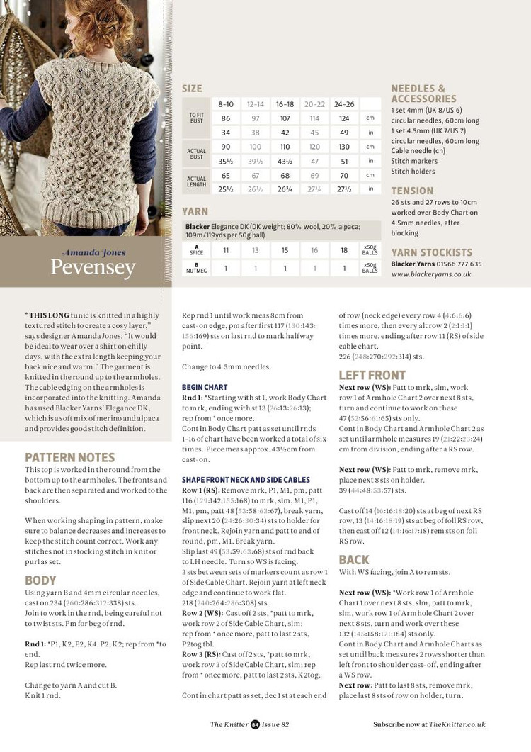The Knitter Issue 82 2015 - 輕描淡寫 - 輕描淡寫