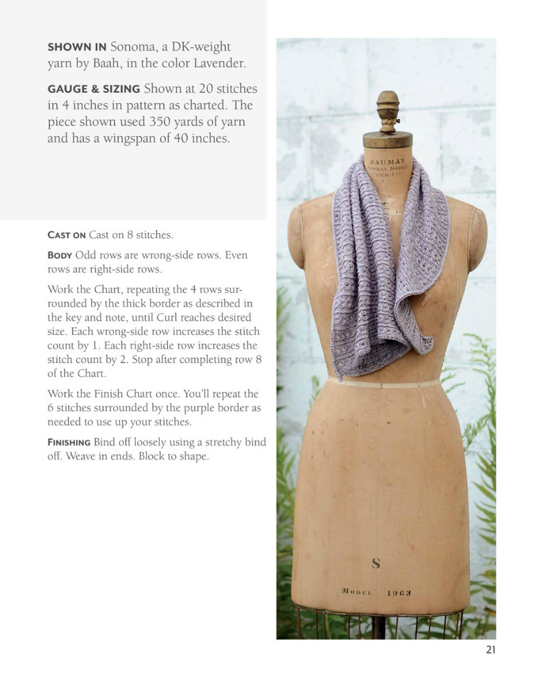 Curls: Versatile, Wearable Wraps to Knit at Any Gauge - 輕描淡寫 - 輕描淡寫