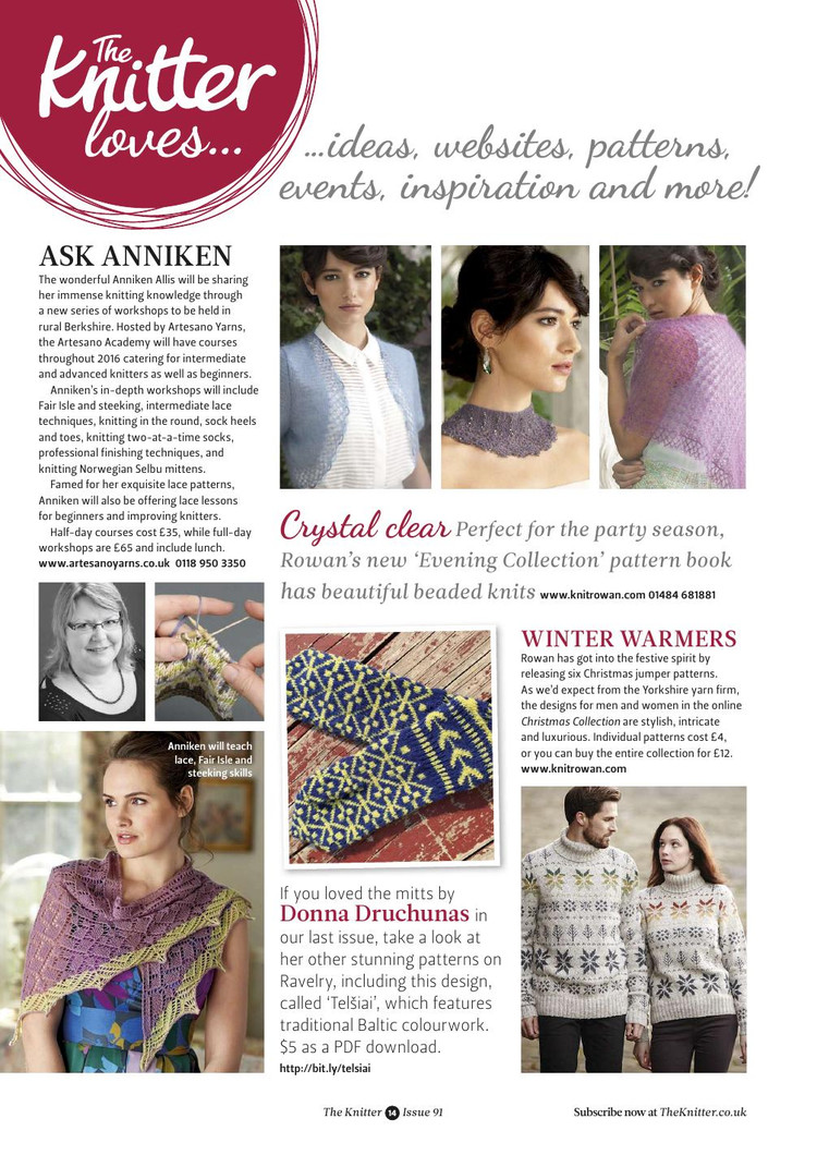 The Knitter Issue 91 2015 - 輕描淡寫 - 輕描淡寫