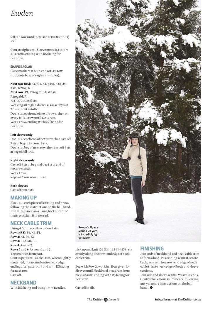 The Knitter Issue 91 2015 - 輕描淡寫 - 輕描淡寫